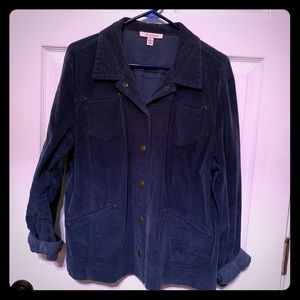 JM Collection lightweight corduroy blouse/ jacket